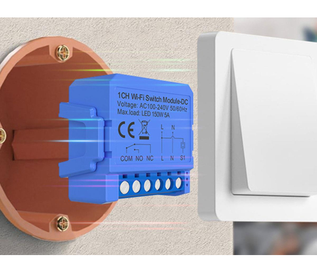 Avatto Inteligentny 1-kanałowy moduł przełącznika WiFi ze stykiem b - 1510598 - zdjęcie 6